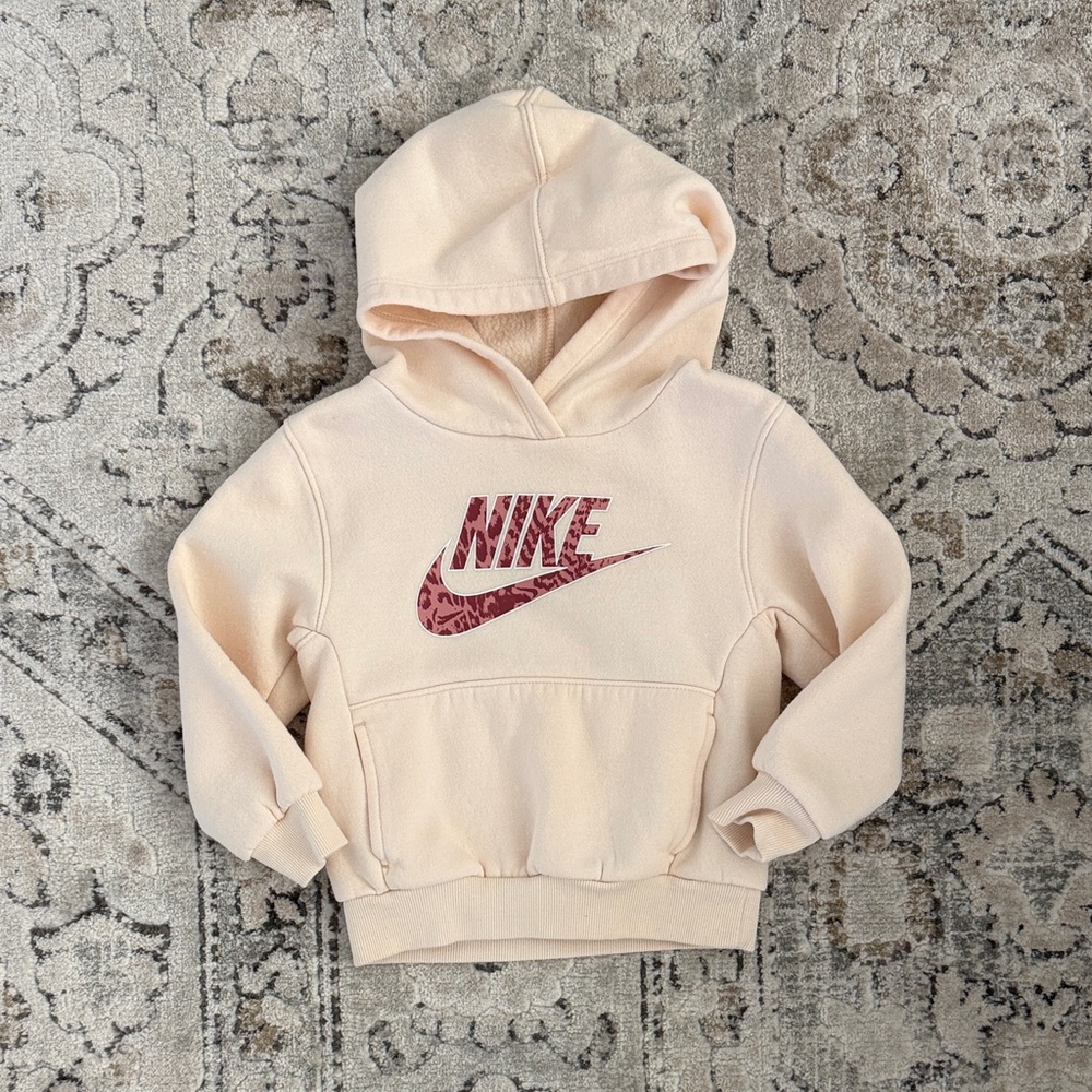 Nike Girls 2T Cream Hoodie